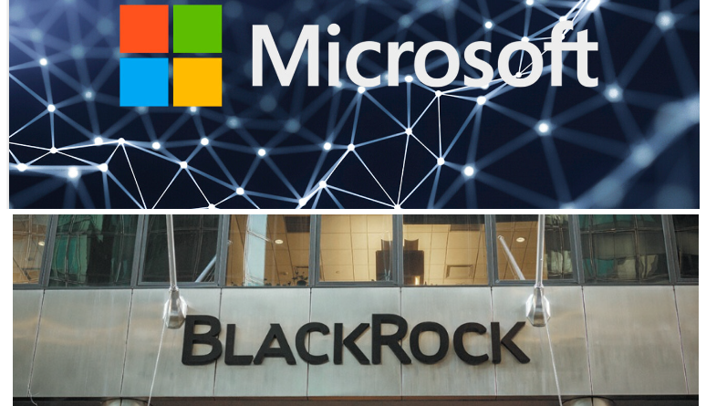 BlackRock y Microsoft Lanzan un Fondo de  Mil Millones para Invertir en Infraestructura de IA